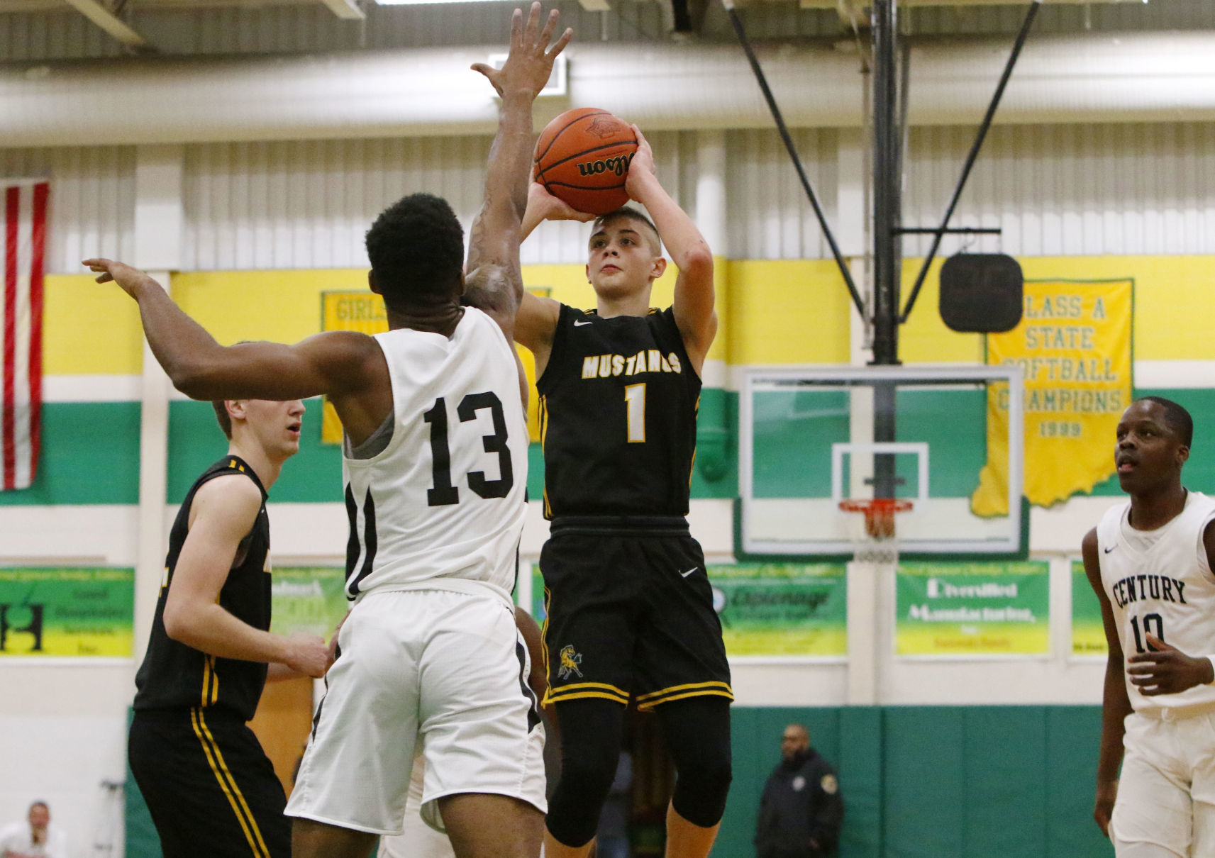 Boys basketball Class A sectional final - Kouts vs. 21st Century